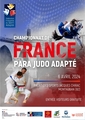 Affiche cf para judo adapte 2024