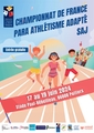 Affiche cf para athletisme adapte saj 2024