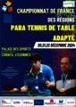 Affiche cfr para tennis de table adapte 2024