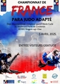 Affiche cf para judo adapte 2025