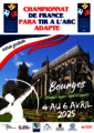 Affiche cf para tir a l arc adapte 2025