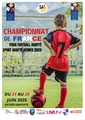 Affiche cf para football adapte saj 2025