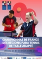 Affiche cfr para tennis de table adapte 2022