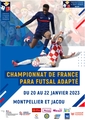 Affiche cf para futsal adapte 2023
