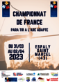 Affiche cf para tir a l'arc adapte 2023